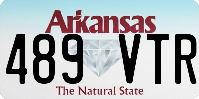 AR license plate 489VTR