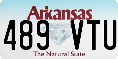 AR license plate 489VTU