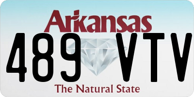 AR license plate 489VTV