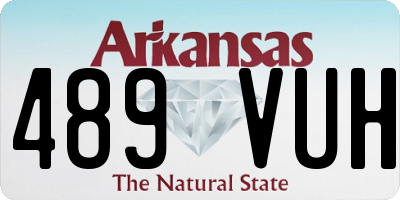AR license plate 489VUH