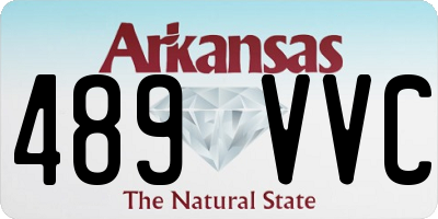 AR license plate 489VVC