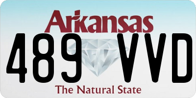 AR license plate 489VVD