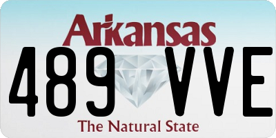 AR license plate 489VVE