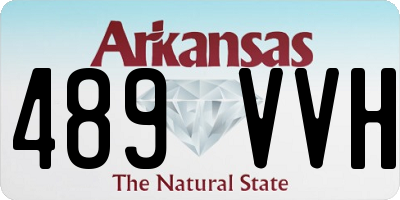 AR license plate 489VVH