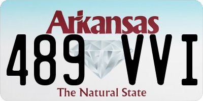 AR license plate 489VVI