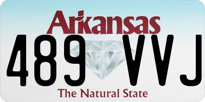AR license plate 489VVJ