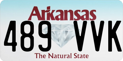 AR license plate 489VVK