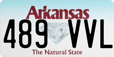 AR license plate 489VVL