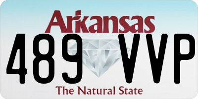 AR license plate 489VVP