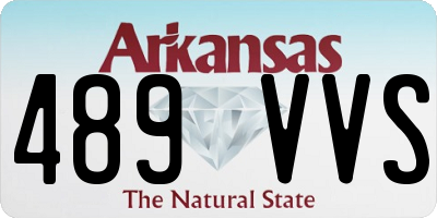 AR license plate 489VVS
