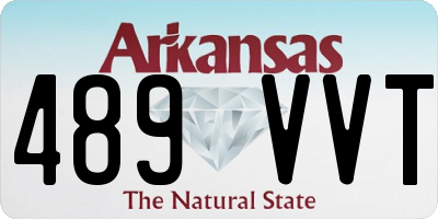 AR license plate 489VVT