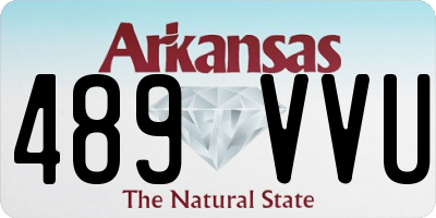 AR license plate 489VVU