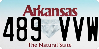 AR license plate 489VVW