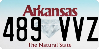 AR license plate 489VVZ