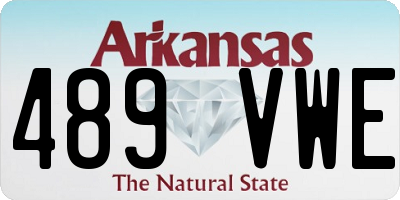 AR license plate 489VWE