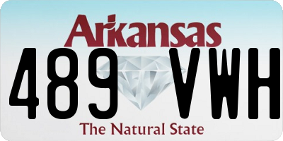 AR license plate 489VWH