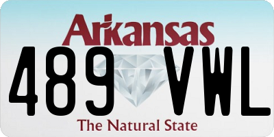 AR license plate 489VWL