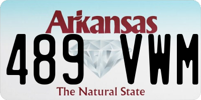 AR license plate 489VWM