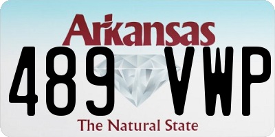 AR license plate 489VWP