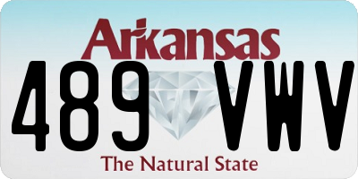 AR license plate 489VWV
