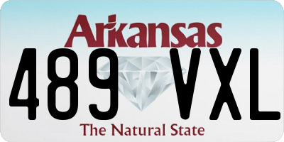 AR license plate 489VXL