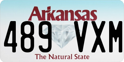 AR license plate 489VXM