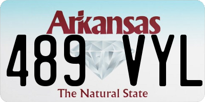 AR license plate 489VYL
