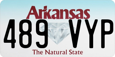 AR license plate 489VYP