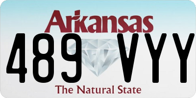 AR license plate 489VYY