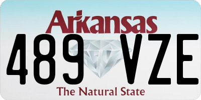 AR license plate 489VZE