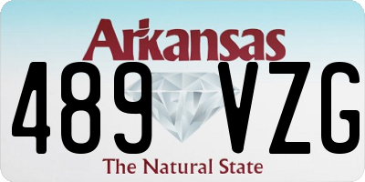 AR license plate 489VZG