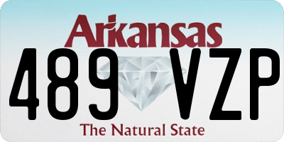 AR license plate 489VZP