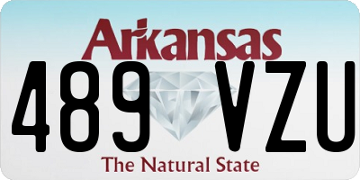 AR license plate 489VZU