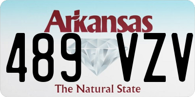 AR license plate 489VZV