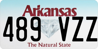 AR license plate 489VZZ