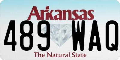 AR license plate 489WAQ