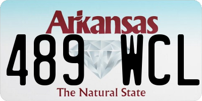 AR license plate 489WCL