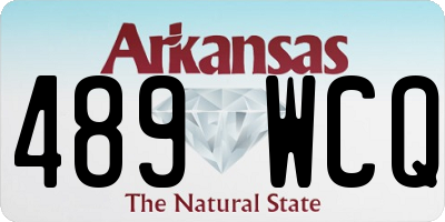 AR license plate 489WCQ