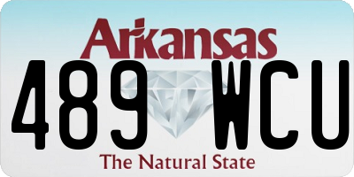 AR license plate 489WCU