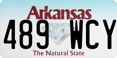 AR license plate 489WCY
