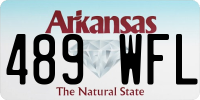 AR license plate 489WFL