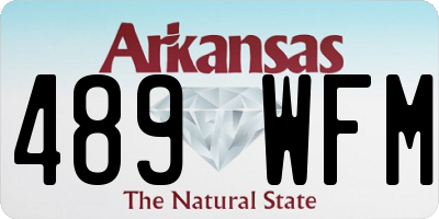 AR license plate 489WFM
