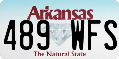AR license plate 489WFS