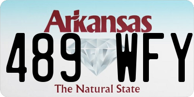AR license plate 489WFY