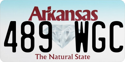AR license plate 489WGC