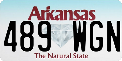 AR license plate 489WGN