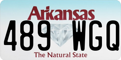 AR license plate 489WGQ