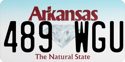 AR license plate 489WGU