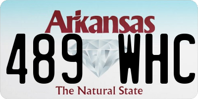 AR license plate 489WHC