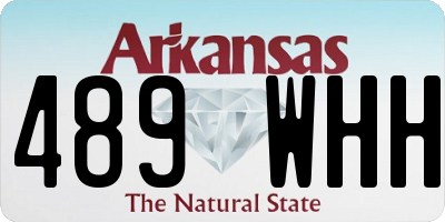 AR license plate 489WHH